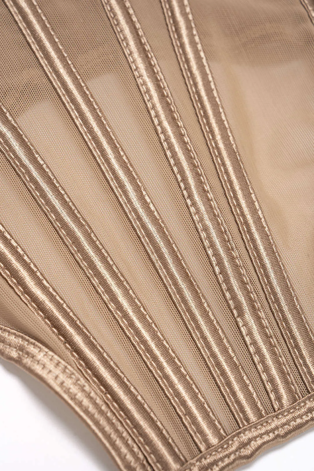 Mesh Patchwork Corset Cami Top sold by Micas product image thumbnail 4