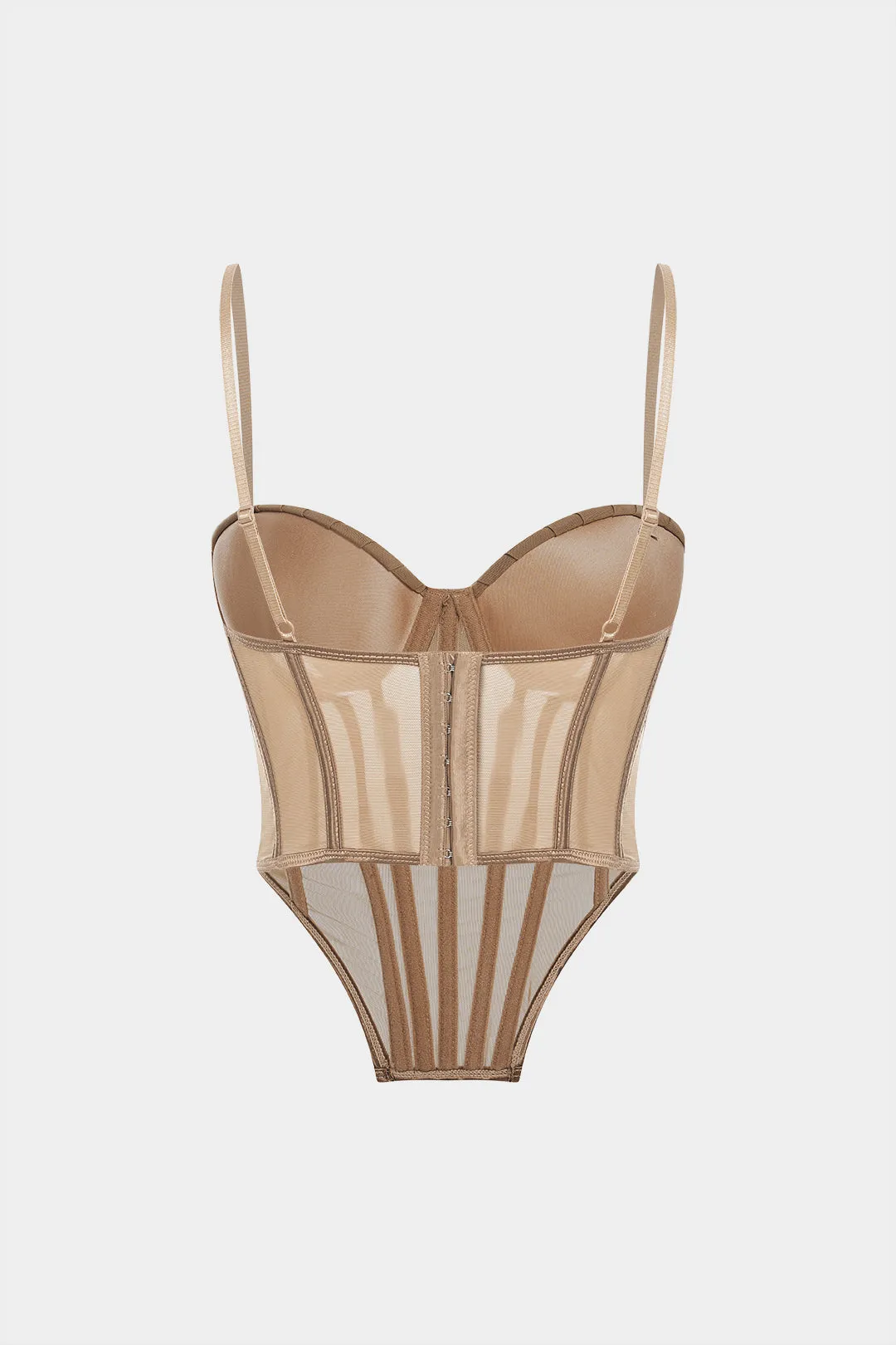 Mesh Patchwork Corset Cami Top sold by Micas product image thumbnail 2