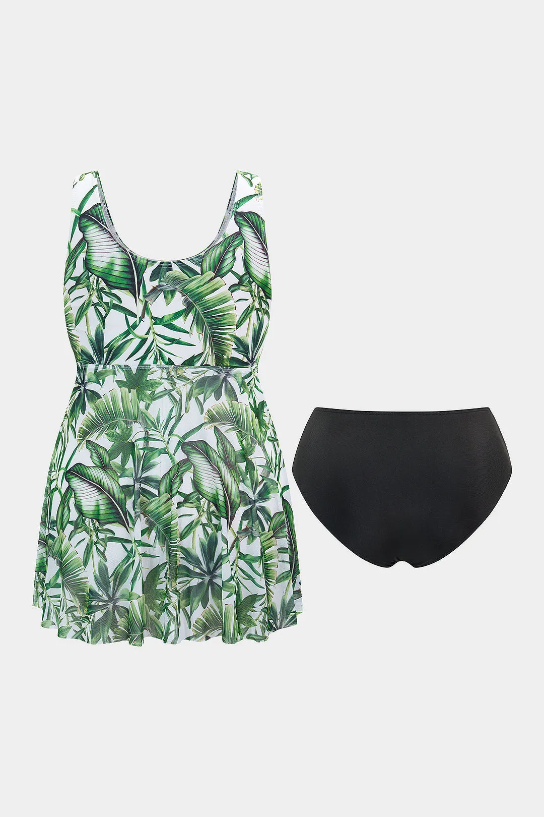 Plus Size Leaves Print Bikini Set sold by Micas product image thumbnail 2