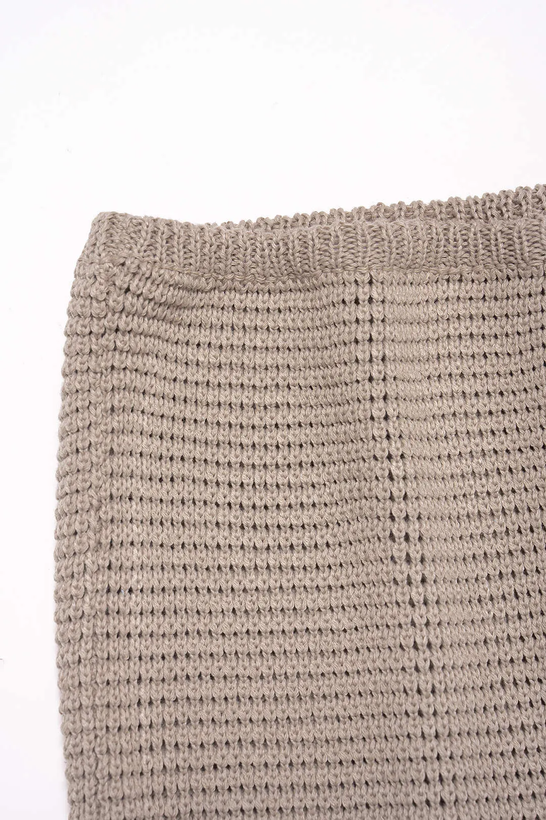 Knit Halter Neck Hollow Out Tie-Up Cover Up sold by Micas product image thumbnail 3