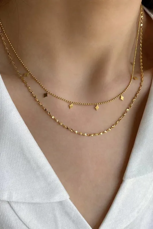 Aalloy Layered Necklace made by Micas