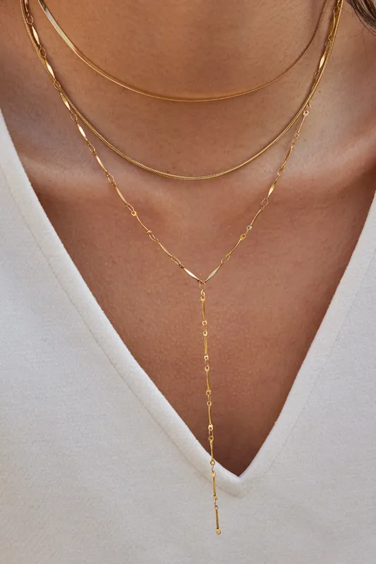 Three-Layer Stacked Necklace made by Micas