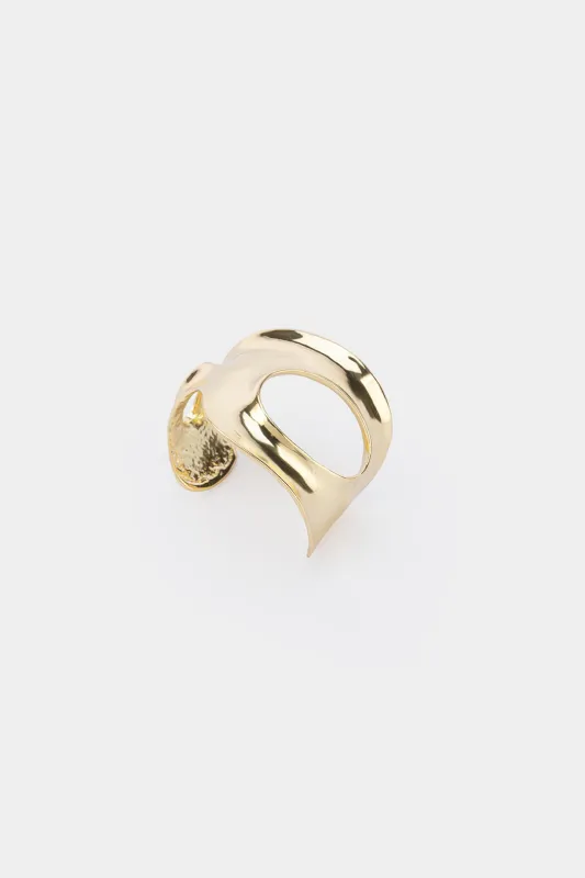 Allloy Irregular Open Bracelet made by Micas