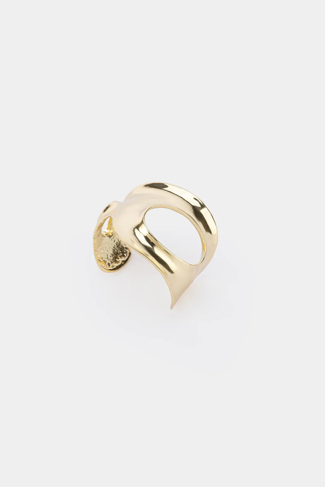 Allloy Irregular Open Bracelet sold by Micas