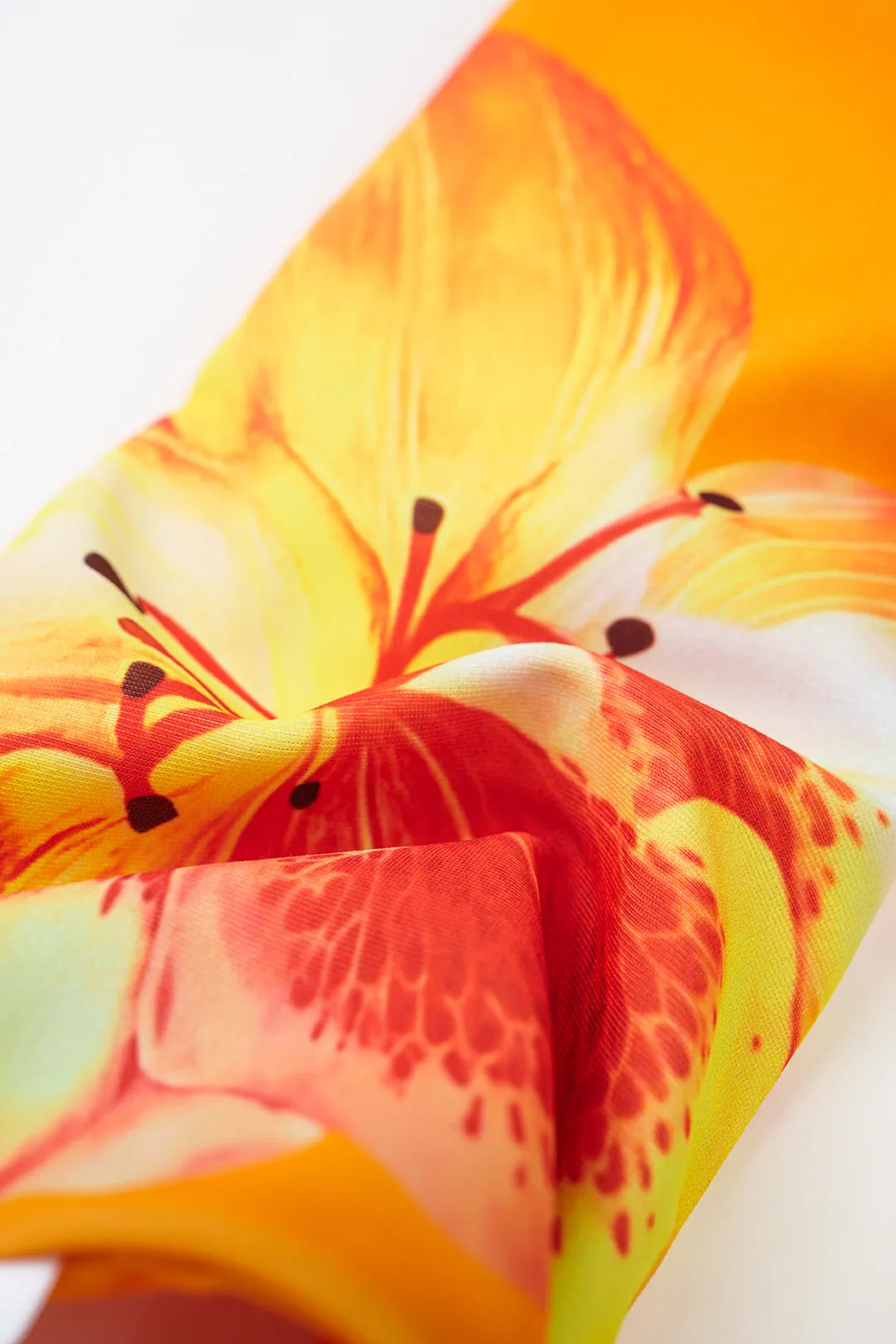 Floral Print Mesh Tie-Up Bikini Set sold by Micas product image thumbnail 4