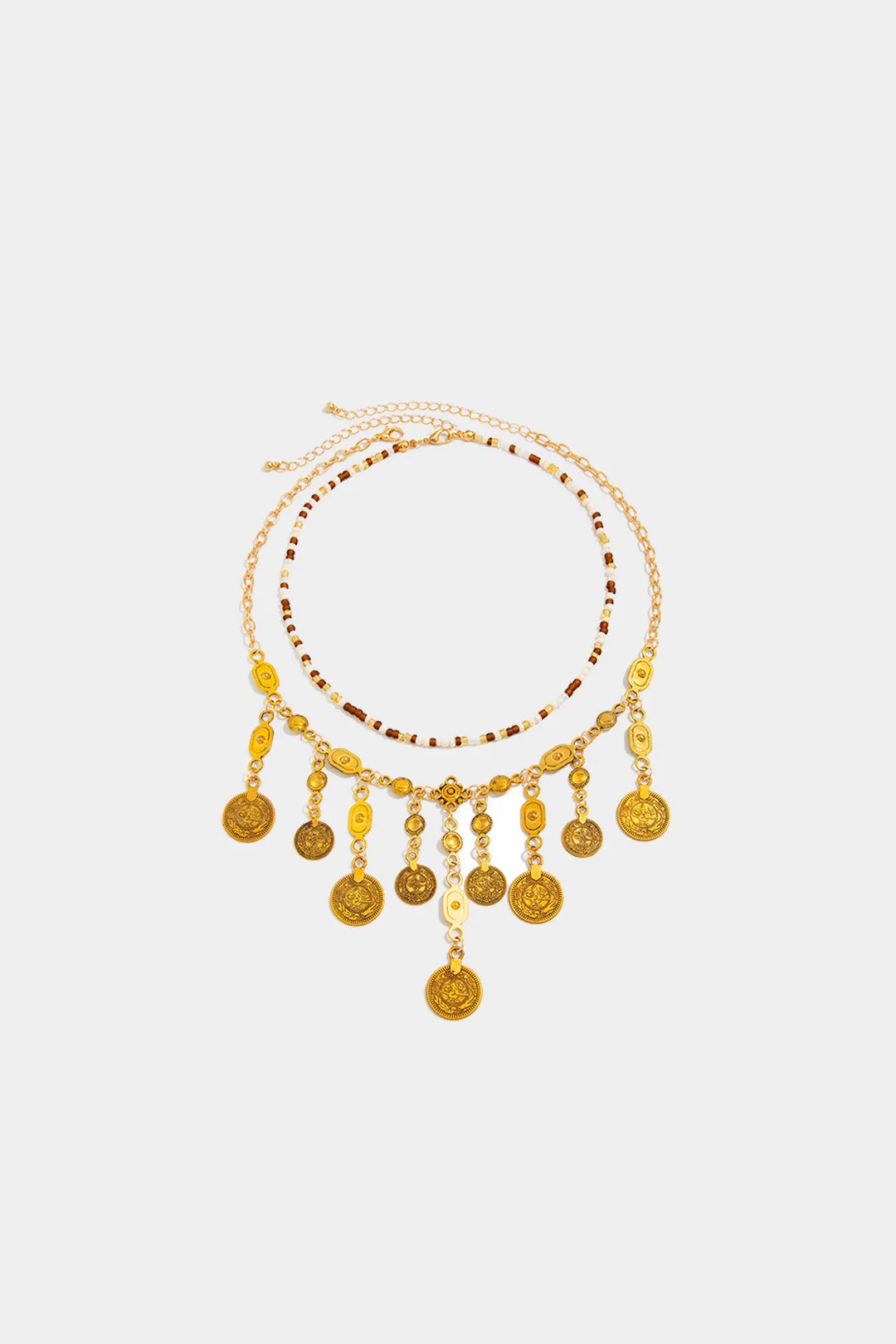 Metal Beaded Necklace sold by Micas product image thumbnail 3