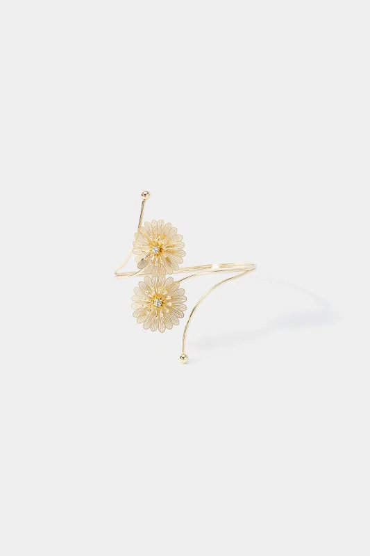 Alloy Flower Bracelet made by Micas