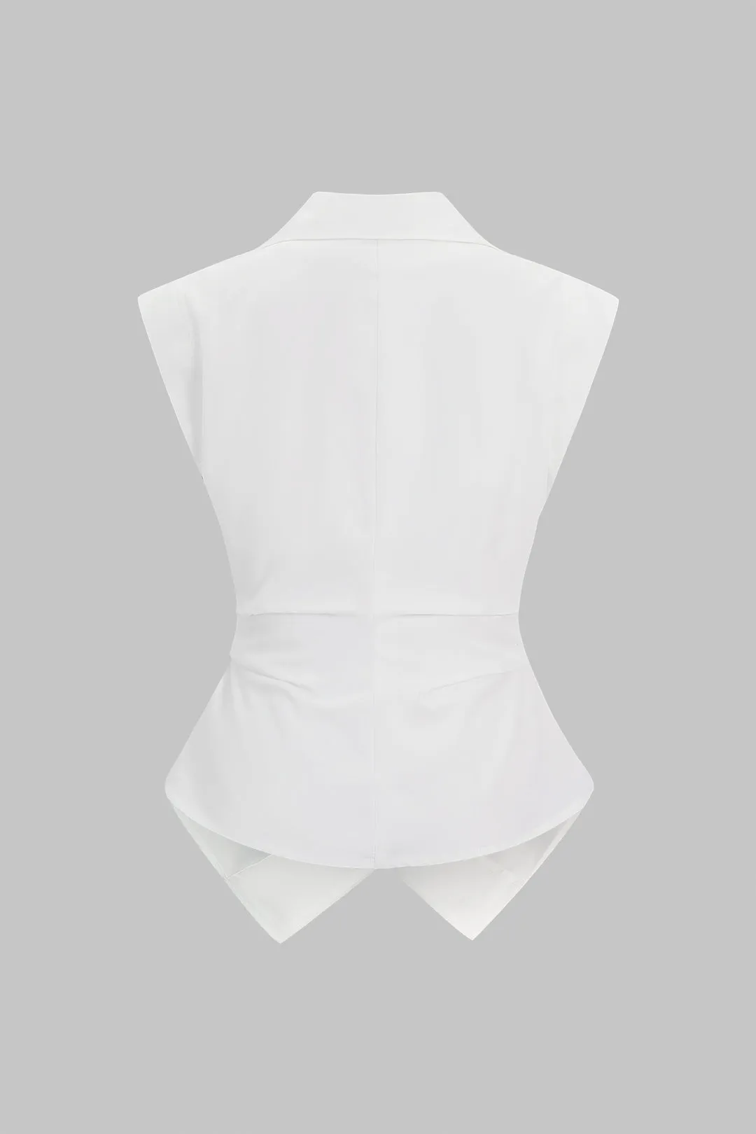 Solid Lapel Tank Top sold by Micas product image thumbnail 2