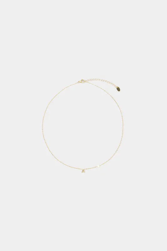 Alloy Letter Necklace made by Micas