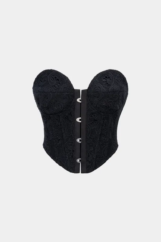 Lace Corset Tube Top made by Micas