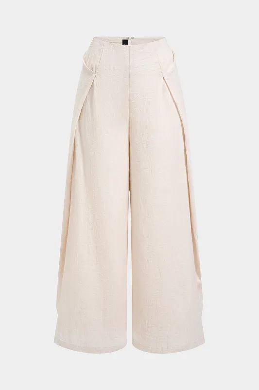 Solid Wide Leg Pants made by Micas
