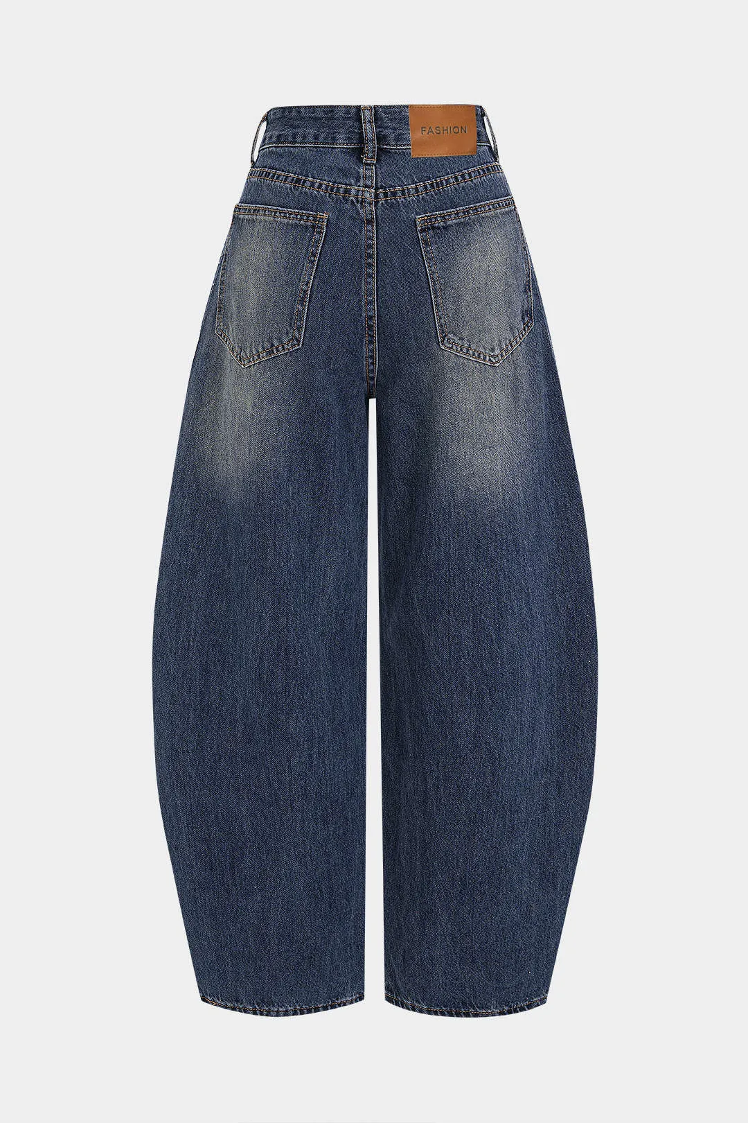 Denim Rhinestone High Waist Wide Leg Jeans sold by Micas product image thumbnail 2