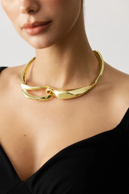 Alloy Irregular Chain Necklace made by Micas