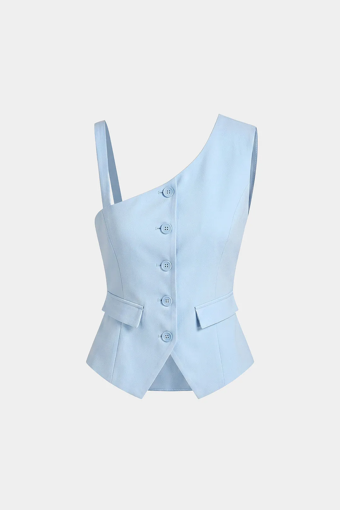 Asymmetrical Button Vest sold by Micas product image thumbnail 2