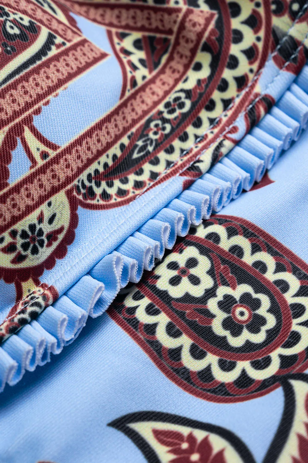 Bohemian Print Backless Tie-Up Bikini Set sold by Micas product image thumbnail 4