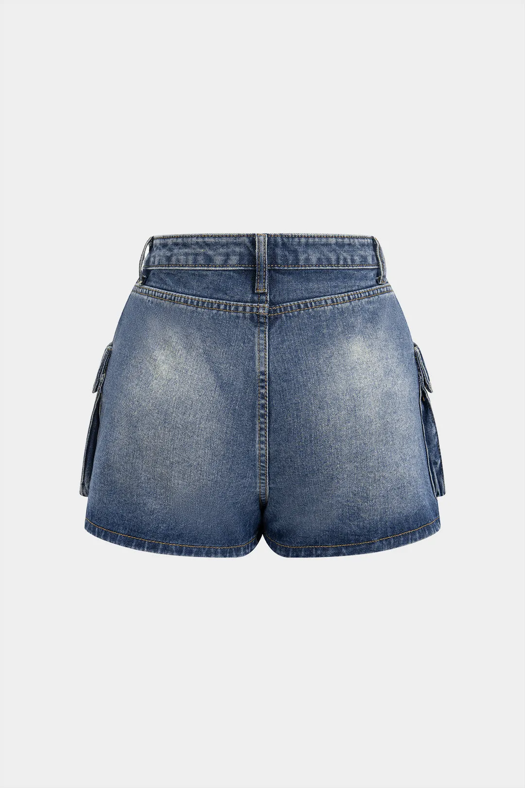 Denim Pocket Shorts sold by Micas product image thumbnail 3