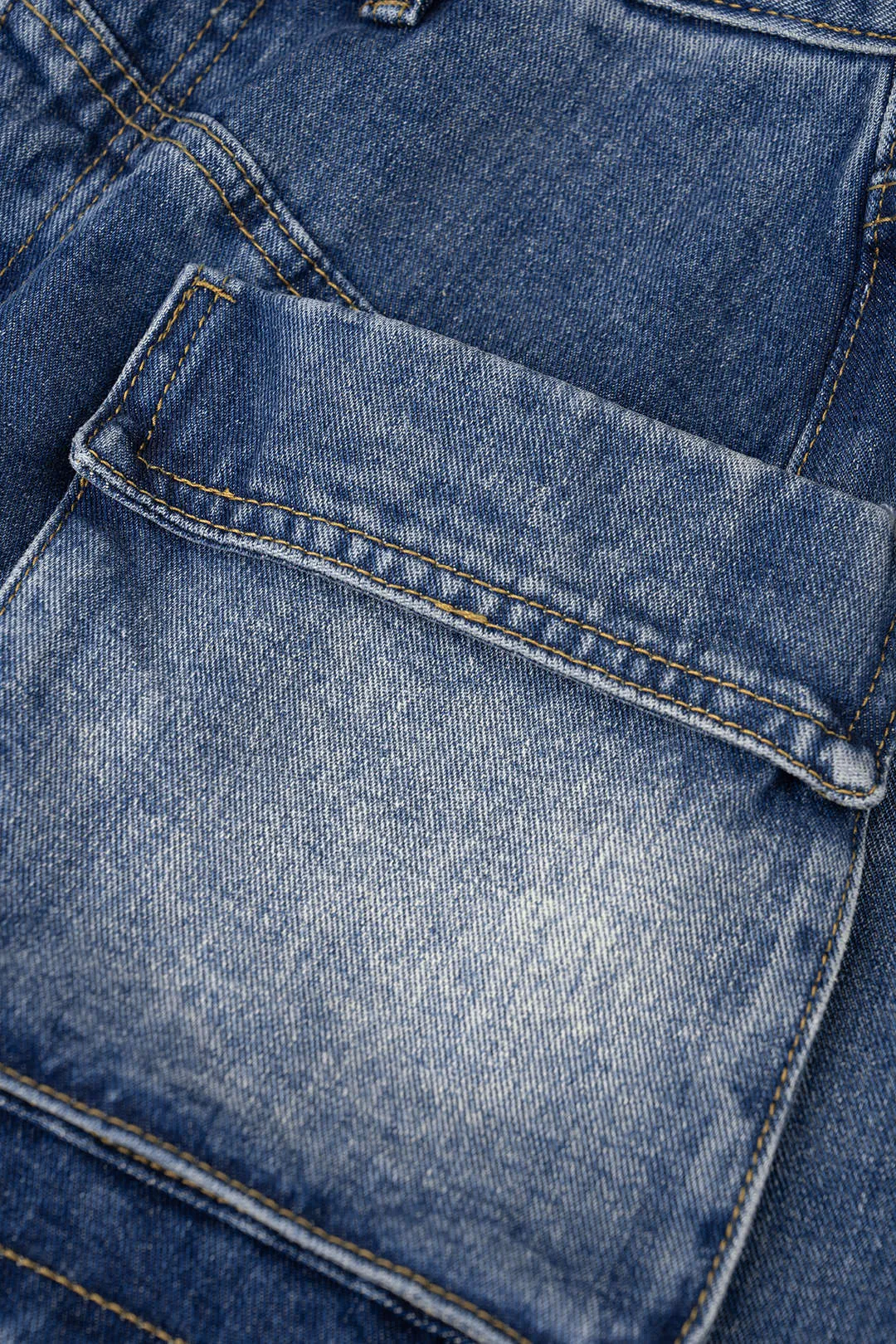 Denim Pocket Shorts sold by Micas product image thumbnail 4