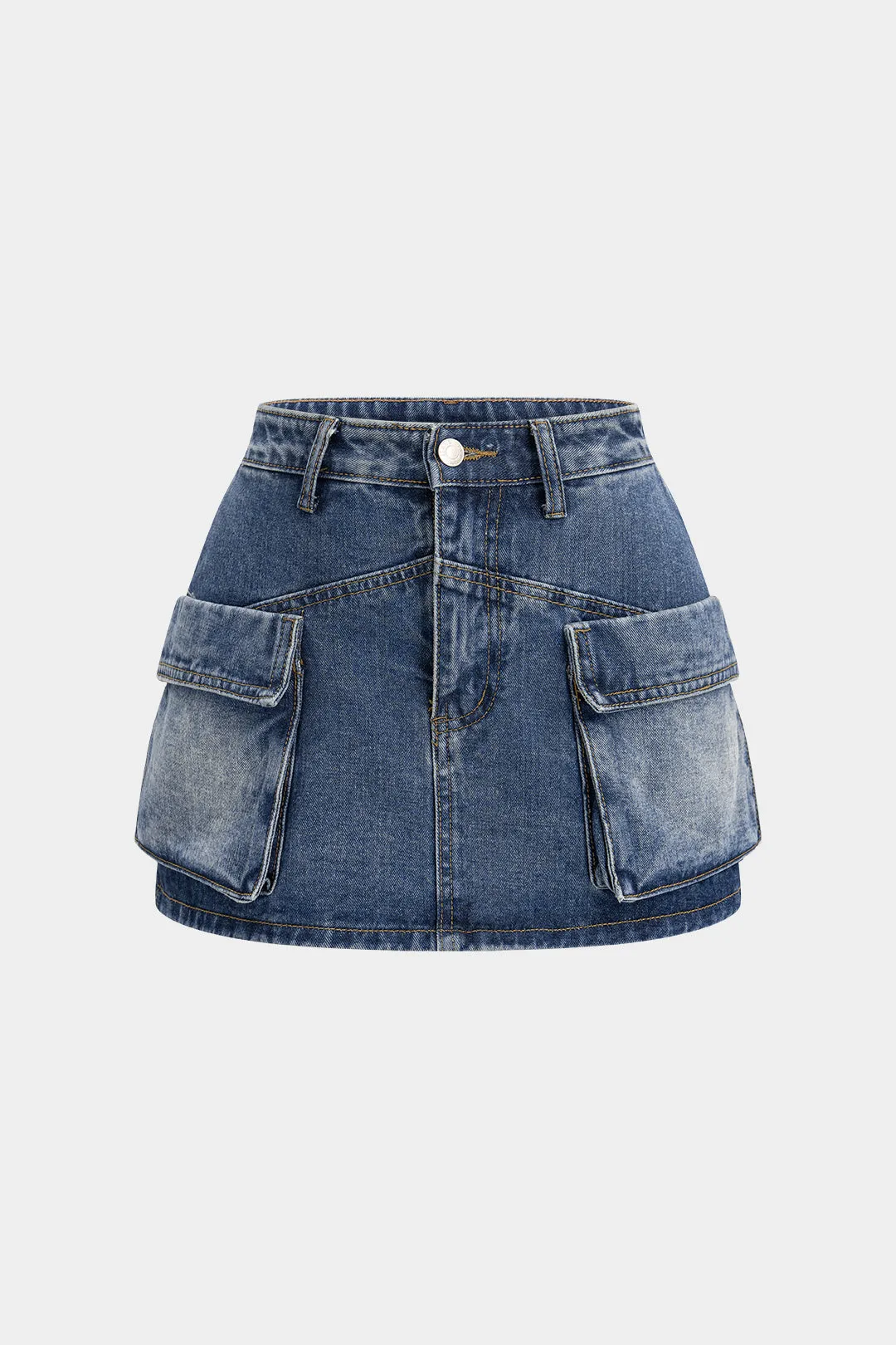 Denim Pocket Shorts sold by Micas product image thumbnail 2