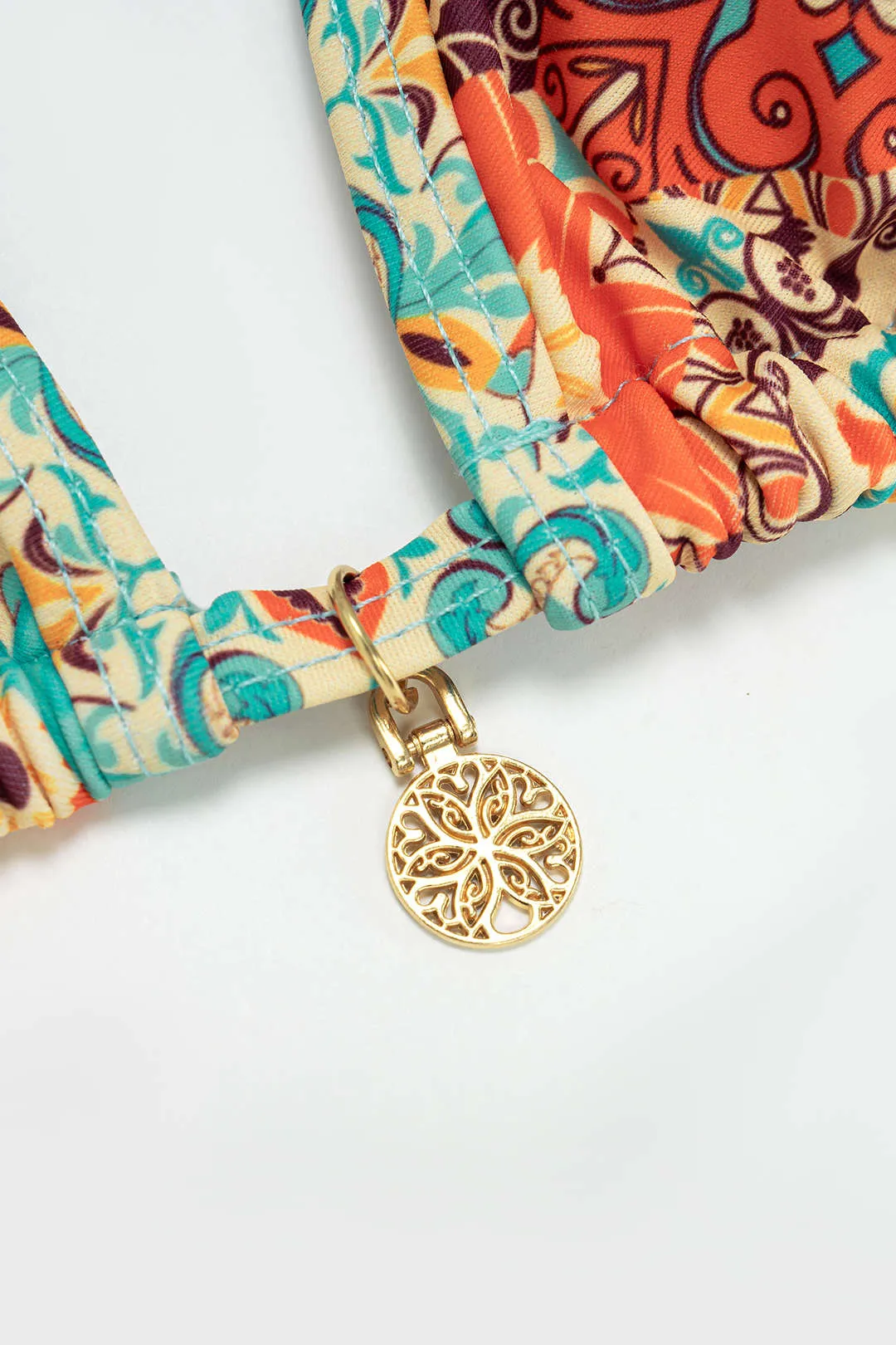 Bohemian Print Tie-Up Bikini Set sold by Micas product image thumbnail 4
