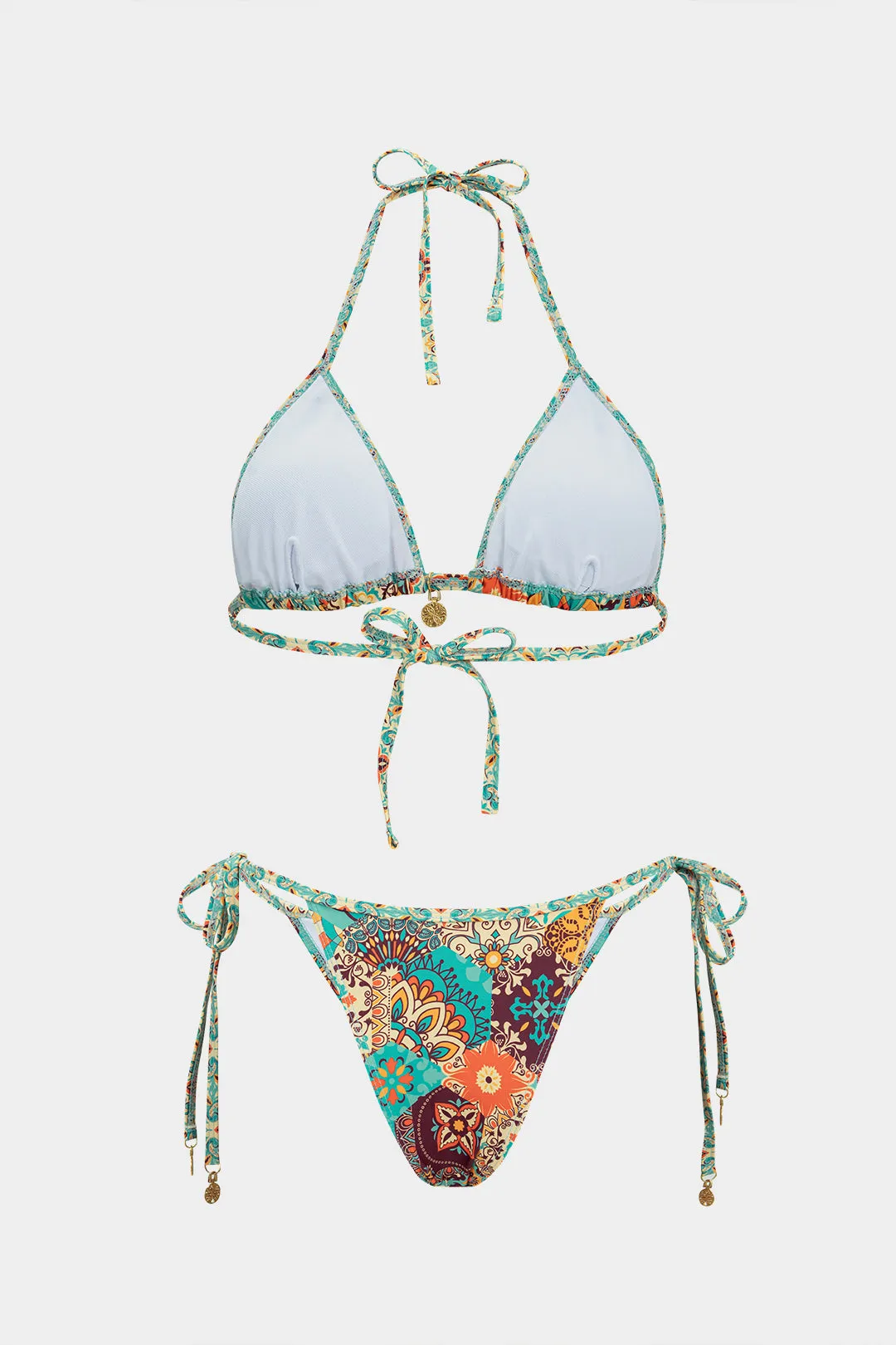 Bohemian Print Tie-Up Bikini Set sold by Micas product image thumbnail 2