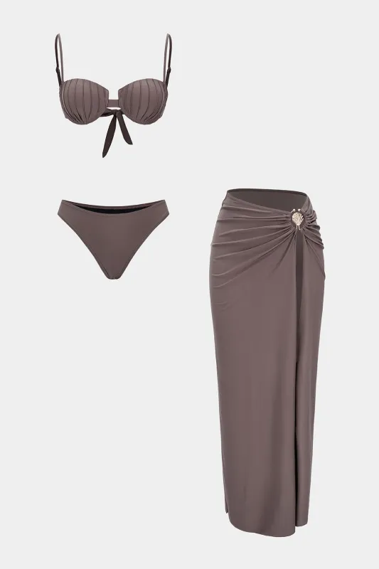 Backless Slip Bikini Set made by Micas