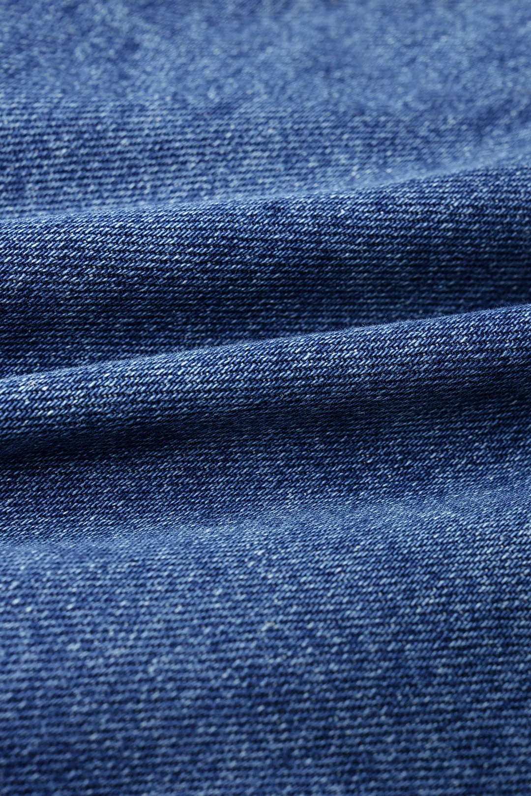 Denim Asymmetrical Button Shorts sold by Micas product image thumbnail 5