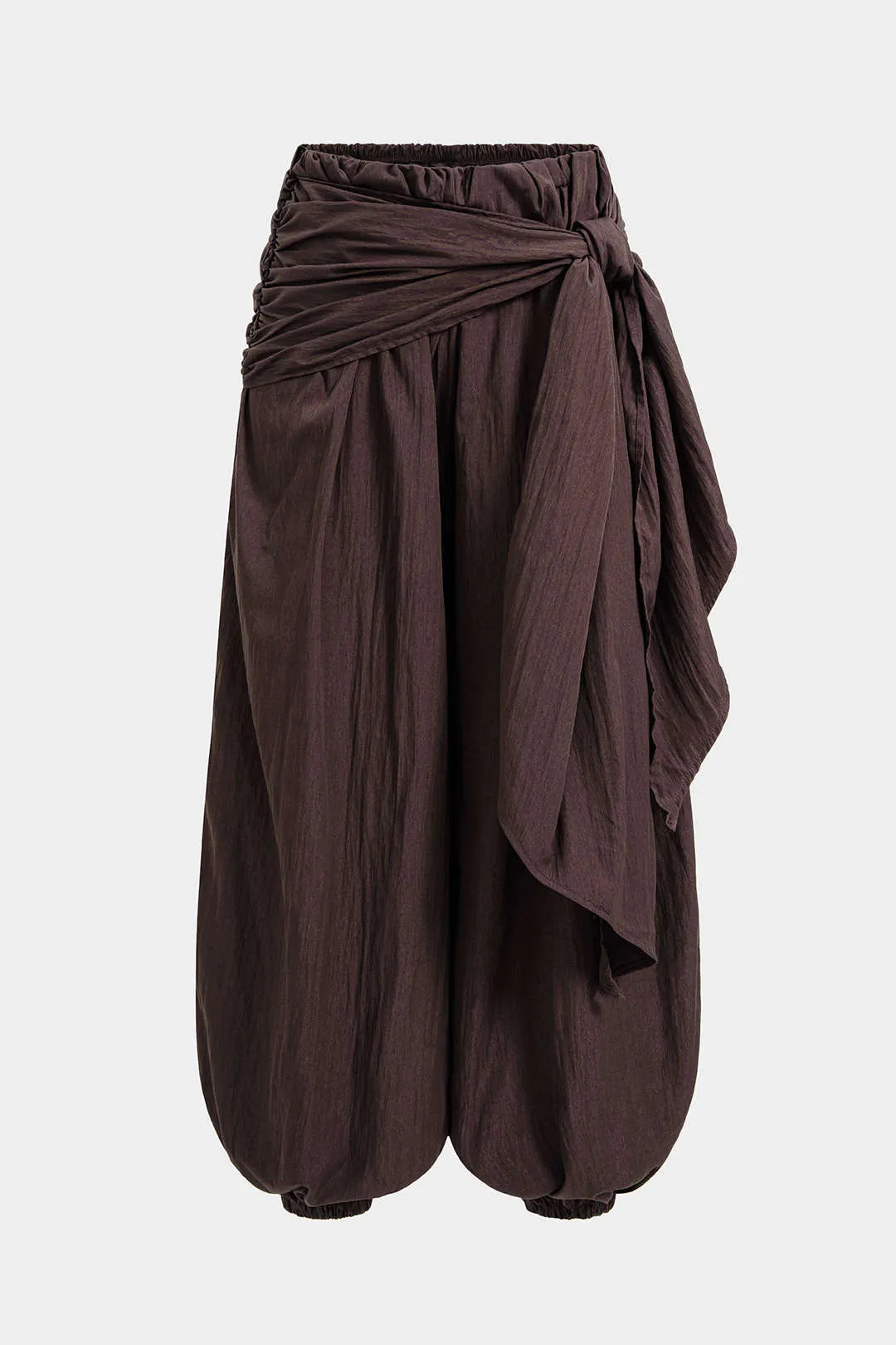 Ruched Tie Front Balloon Pants sold by Micas product image thumbnail 2