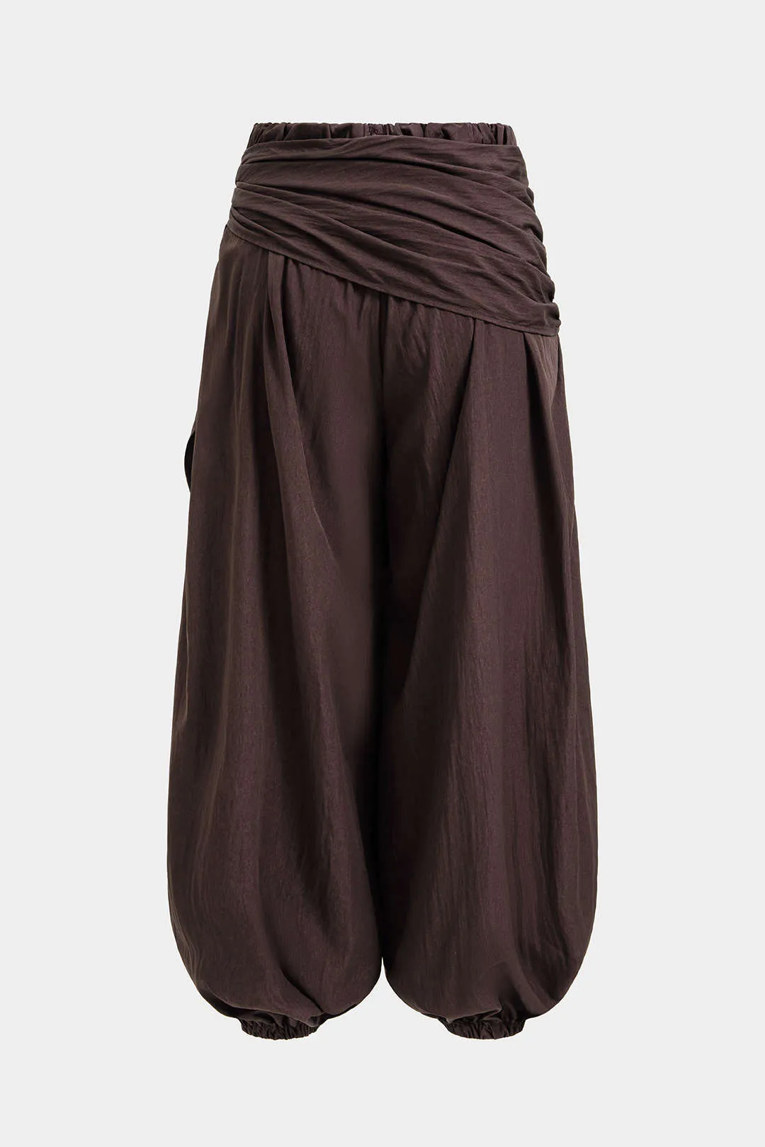 Ruched Tie Front Balloon Pants sold by Micas product image thumbnail 3