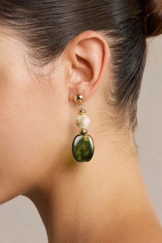Geometric Beaded Earrings made by Micas