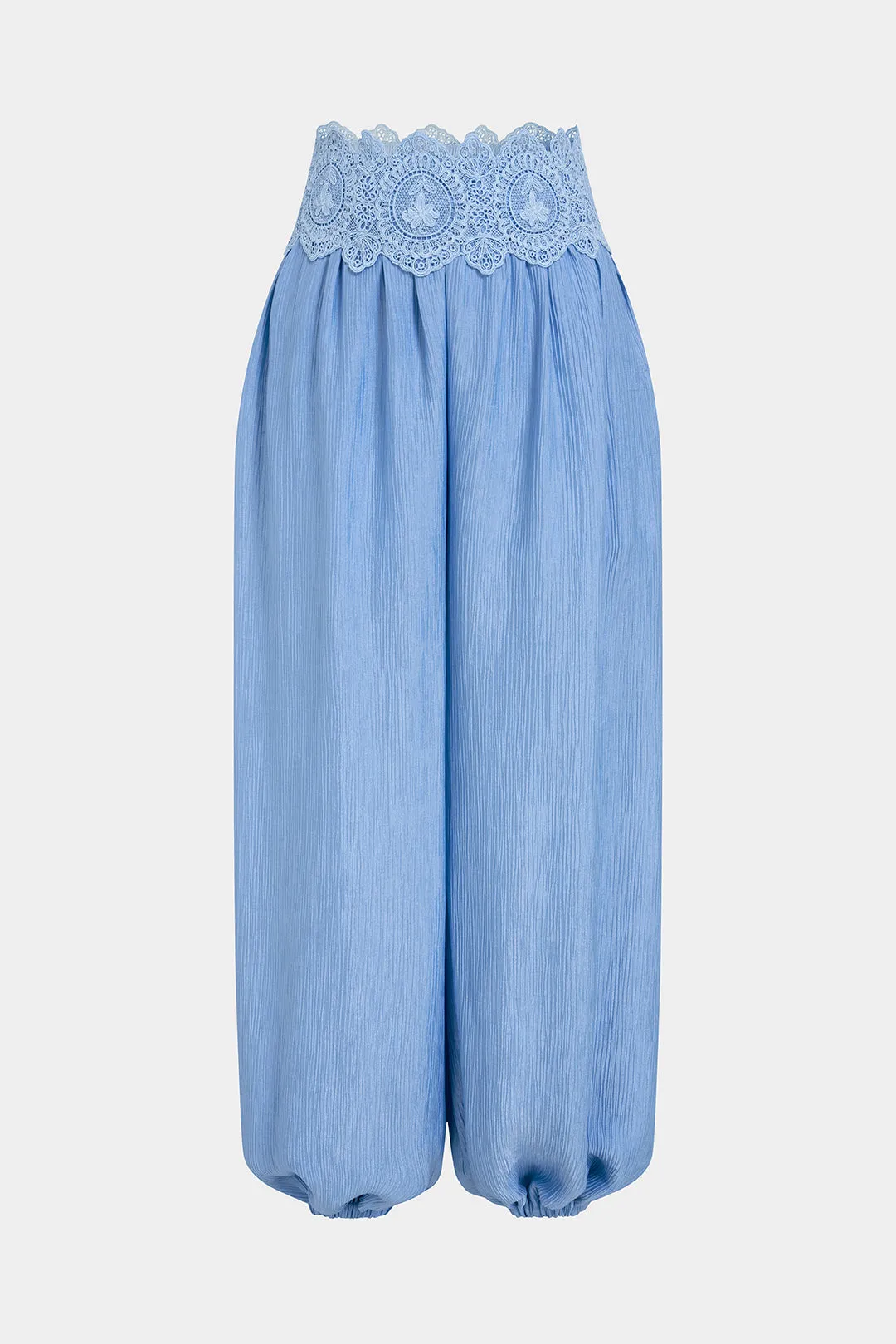 Lace Patchwork Balloon Pants sold by Micas