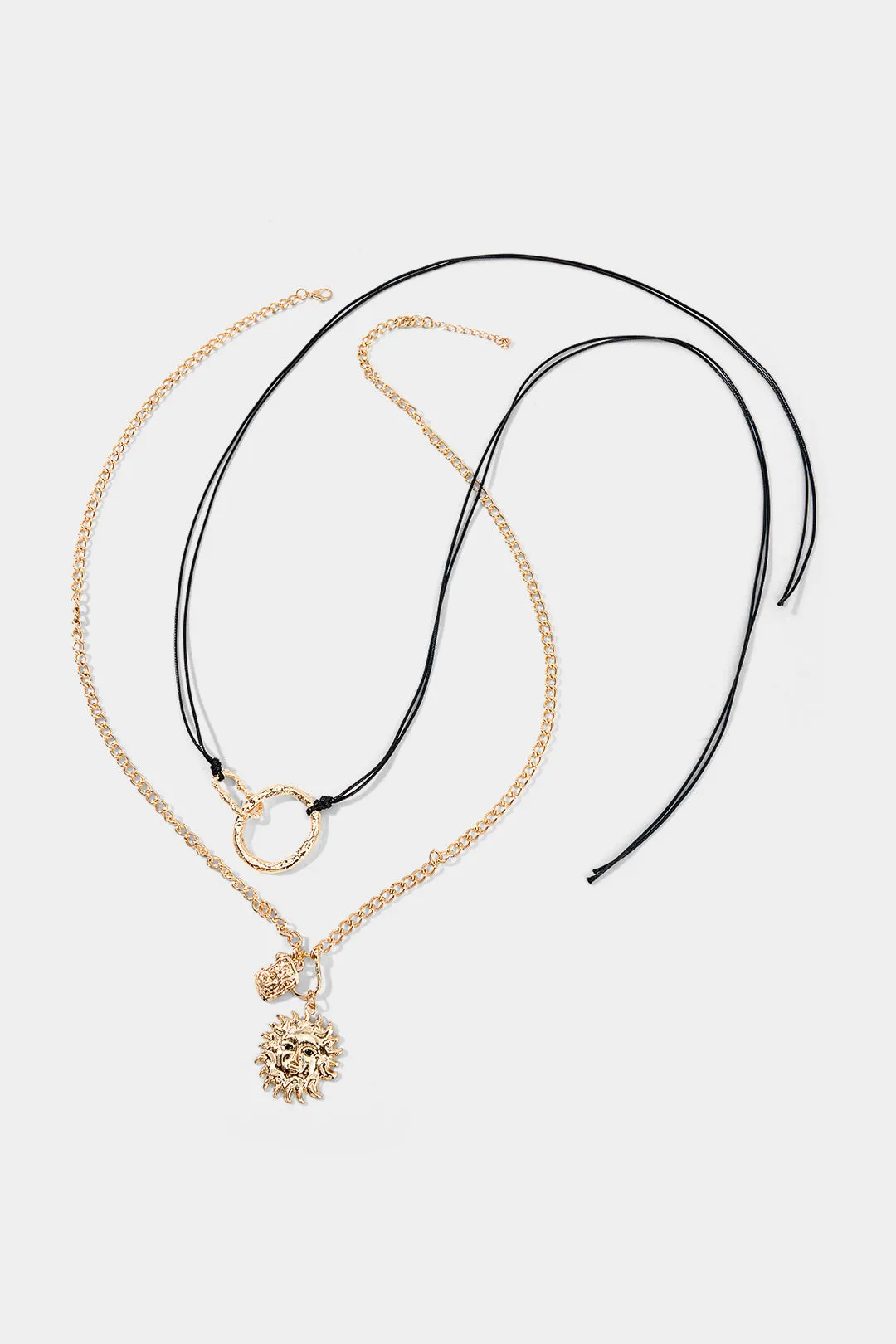 Sun Layered Necklace sold by Micas product image thumbnail 3