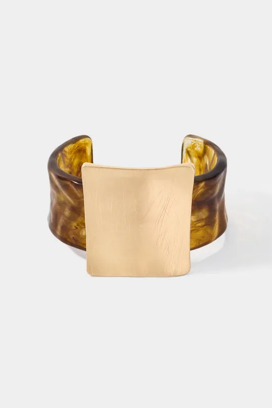 Metal Geometric Bracelet made by Micas