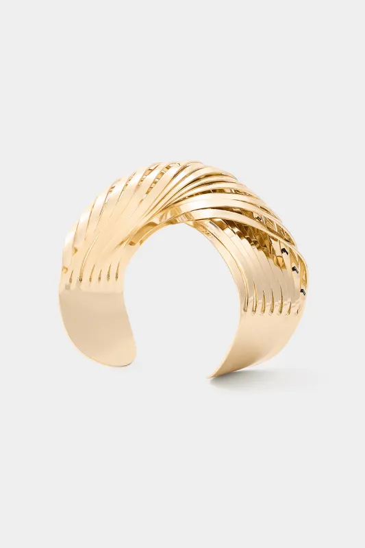 Alloy Irregular Open Bracelet made by Micas