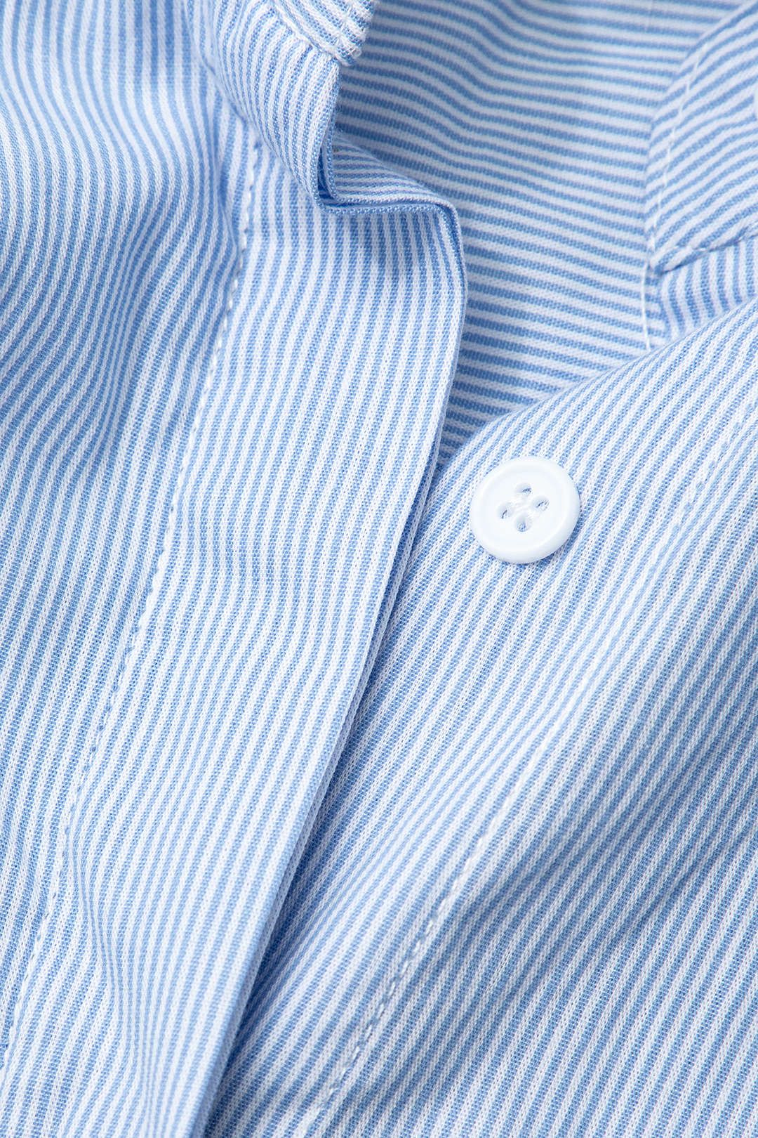 Long Sleeve Patch Pocket Crop Shirt sold by Micas product image thumbnail 4