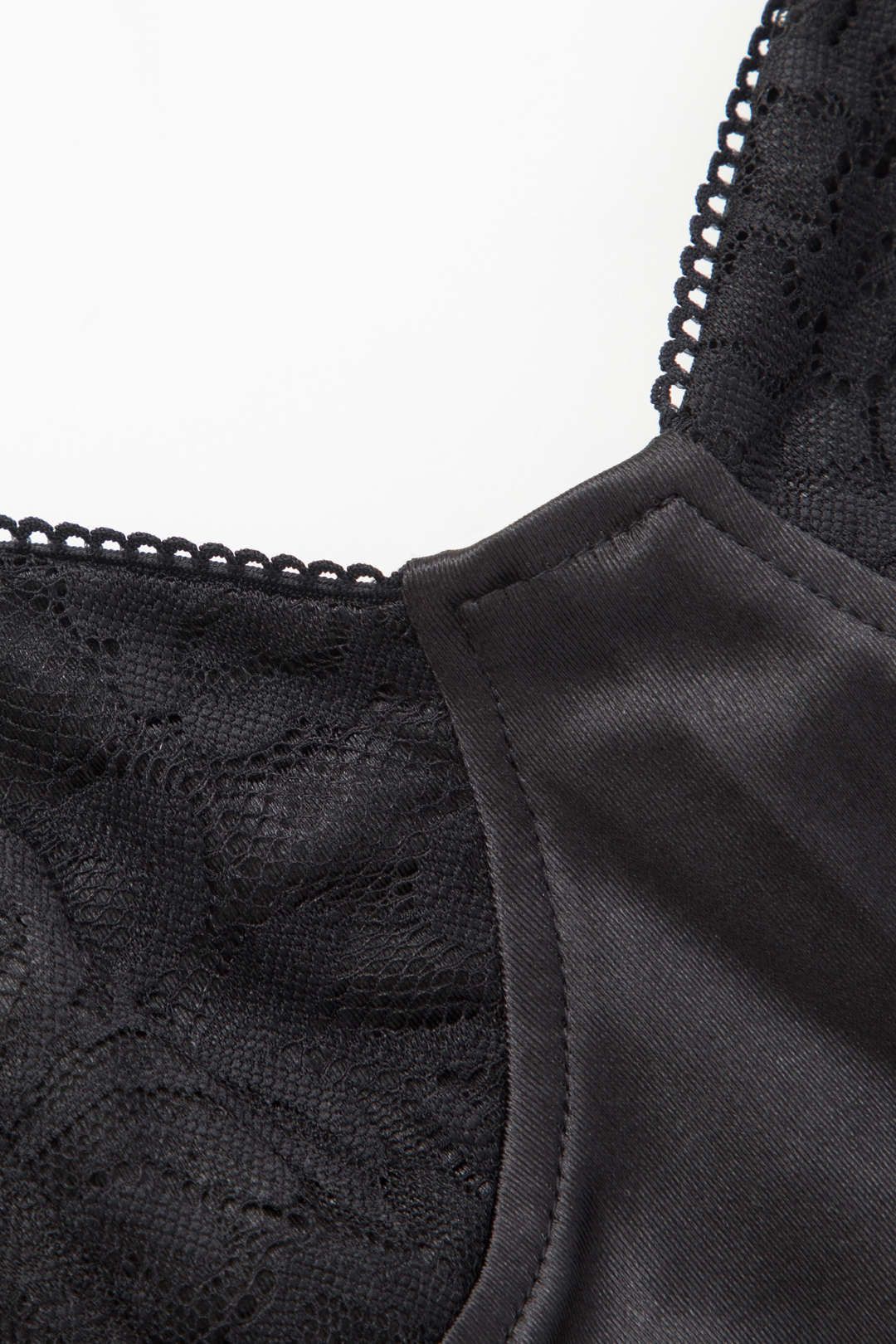 Satin Garter Lace Corset Cami Top sold by Micas product image thumbnail 3