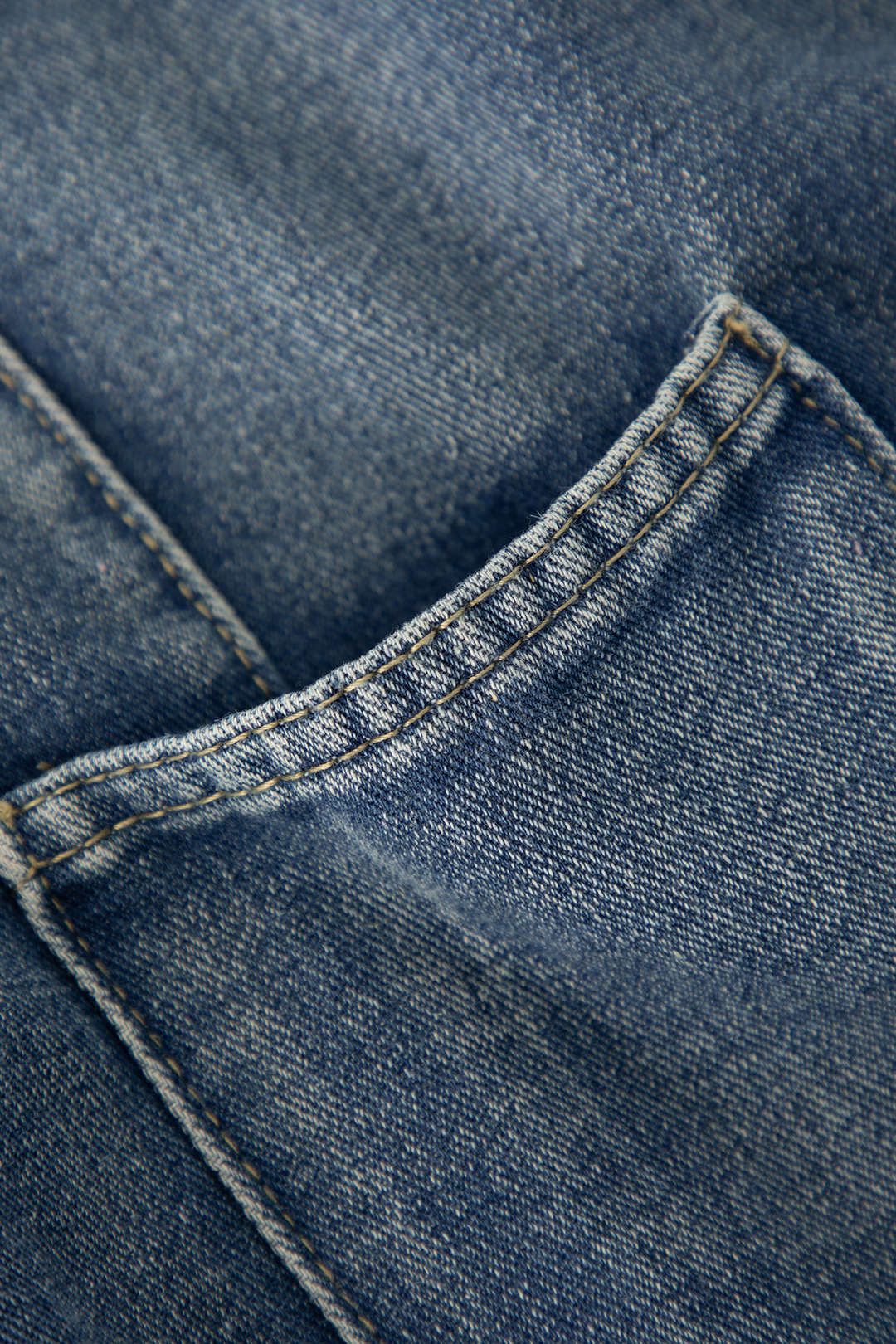 Multi-pocket Wide Leg Cargo Jeans sold by Micas product image thumbnail 4