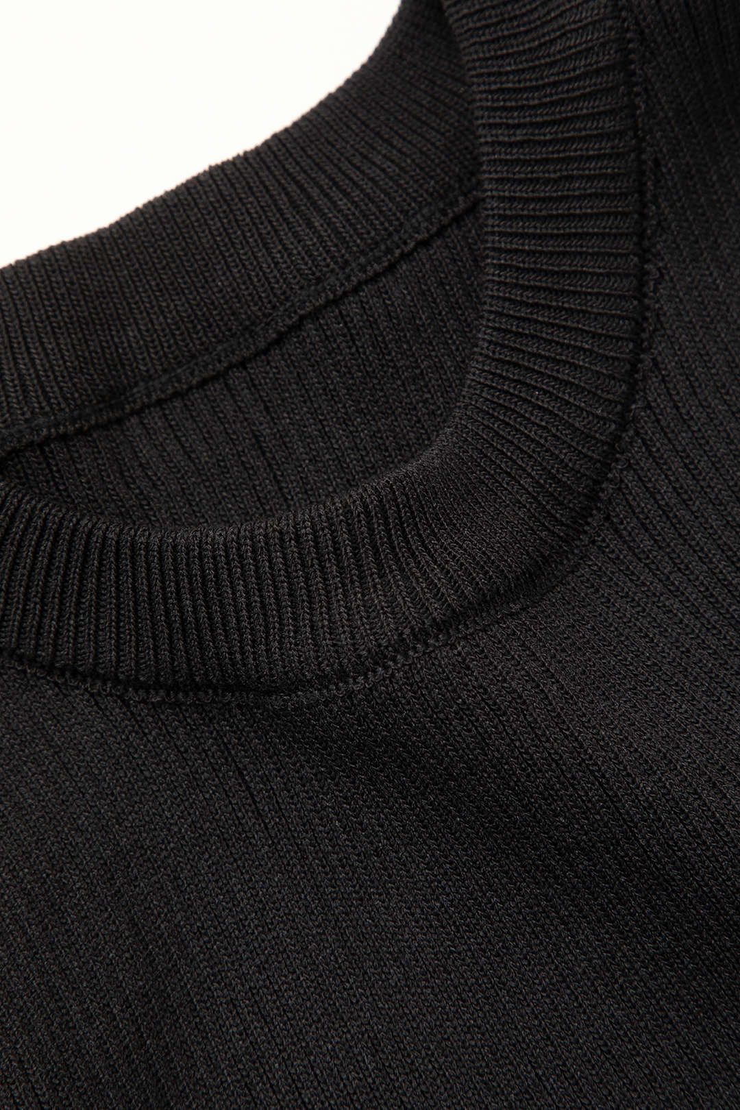 Fringe Hem Rib Knit Tank Top sold by Micas product image thumbnail 3