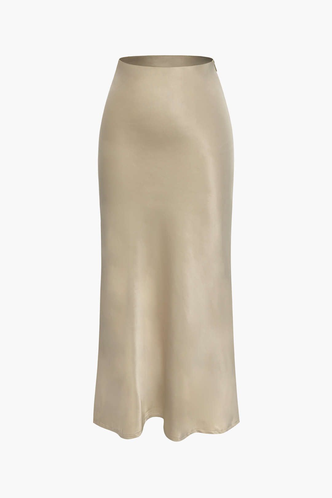 Solid Satin Mermaid Midi Skirt sold by Micas product image thumbnail 3