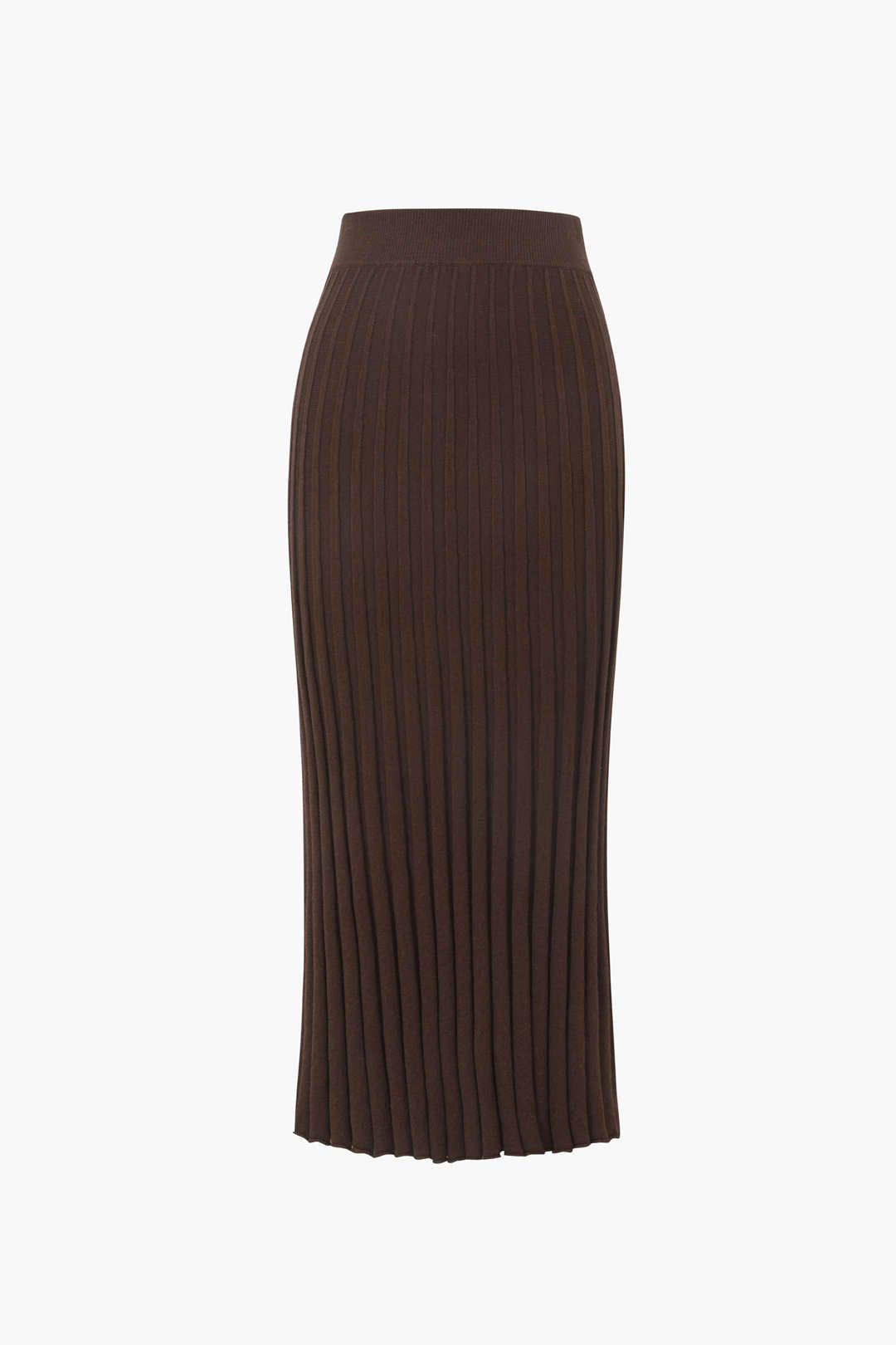 Plisse Knitted Midi Skirt sold by Micas