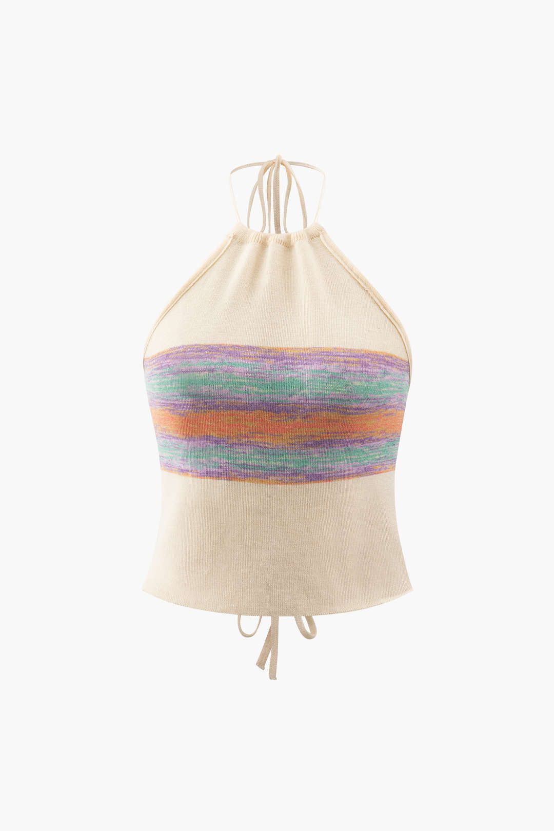 Lace-up Knit Halter Top sold by Micas