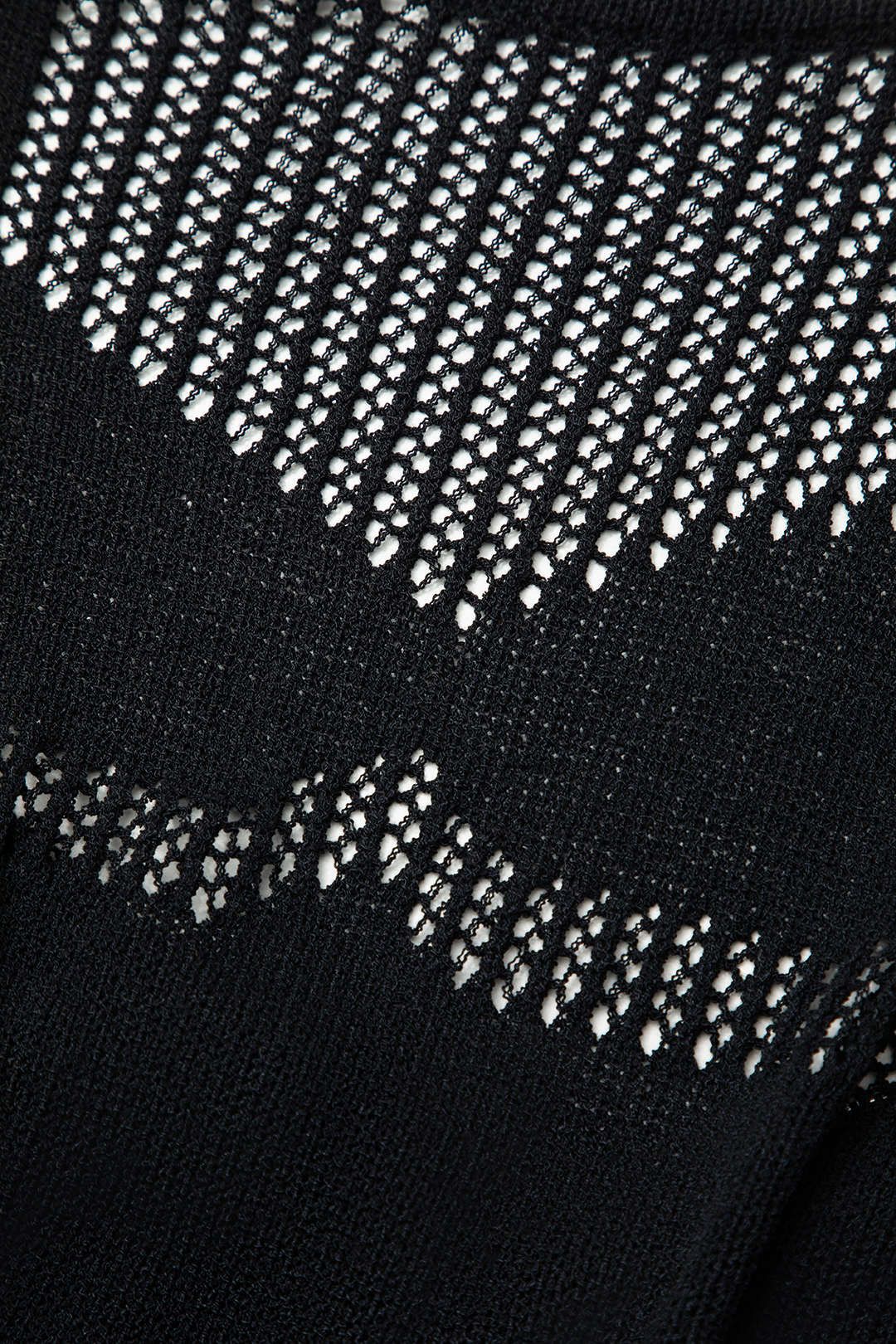 Hollow Out Knit Zip Up Short Sleeve Romper sold by Micas product image thumbnail 5