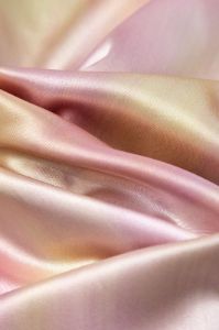 Tie Dye Satin Midi Skirt sold by Micas