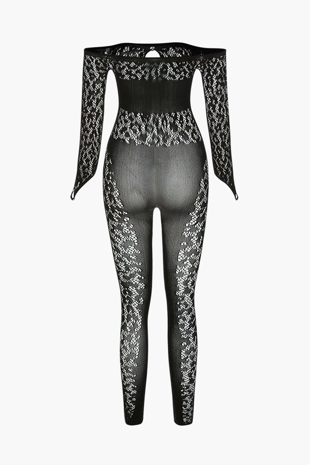 Off Shoulder Cut Out Lace Jumpsuit sold by Micas product image thumbnail 3