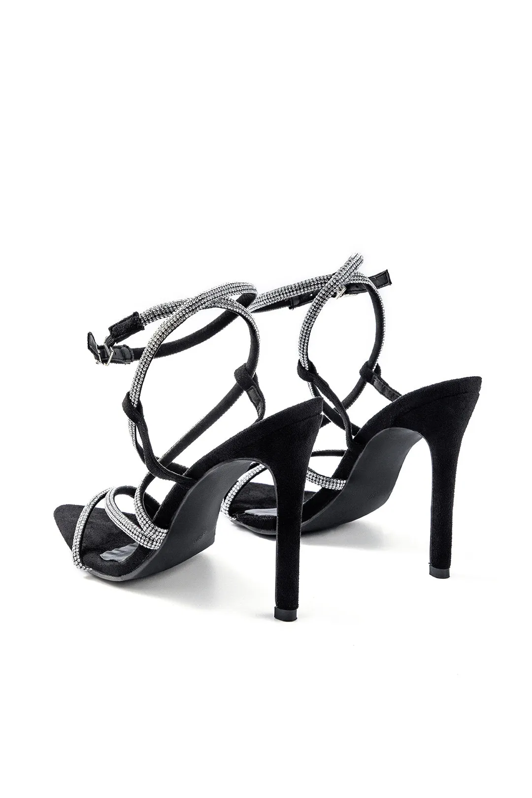 Crossed Rhinestone spidstå høje hæle sold by Micas product image thumbnail 5