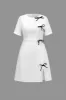 Solid Bow Mini Dress sold by Micas