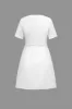 Solid Bow Mini Dress sold by Micas