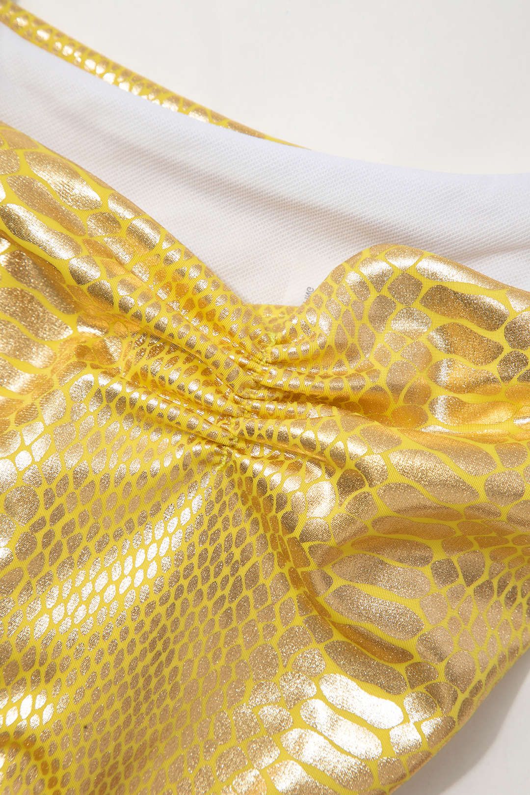 Metallic Halter Tie Side Bikini Set sold by Micas product image thumbnail 5