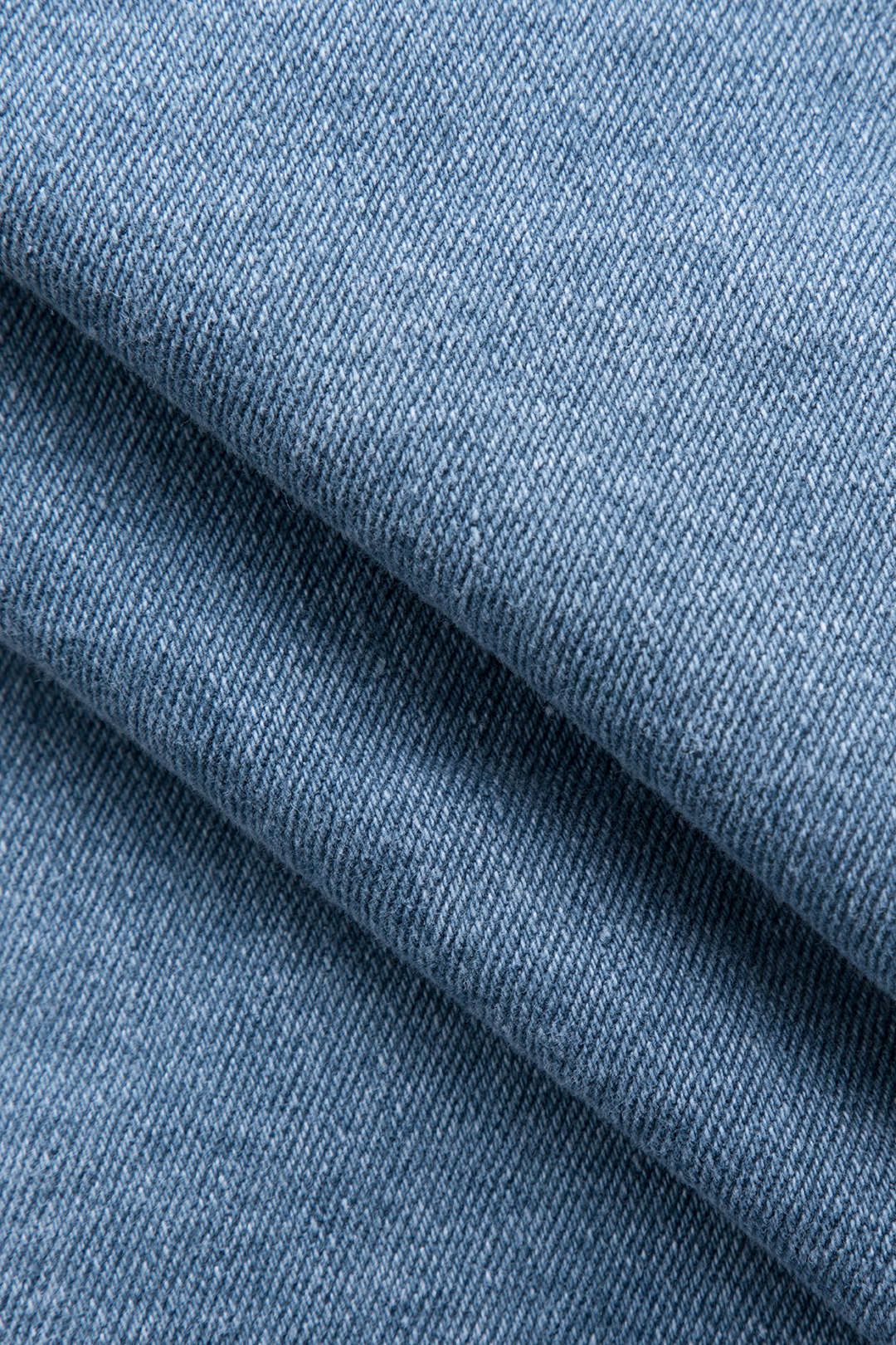 Asymmetric Distressed Frayed Denim Skirt sold by Micas product image thumbnail 4