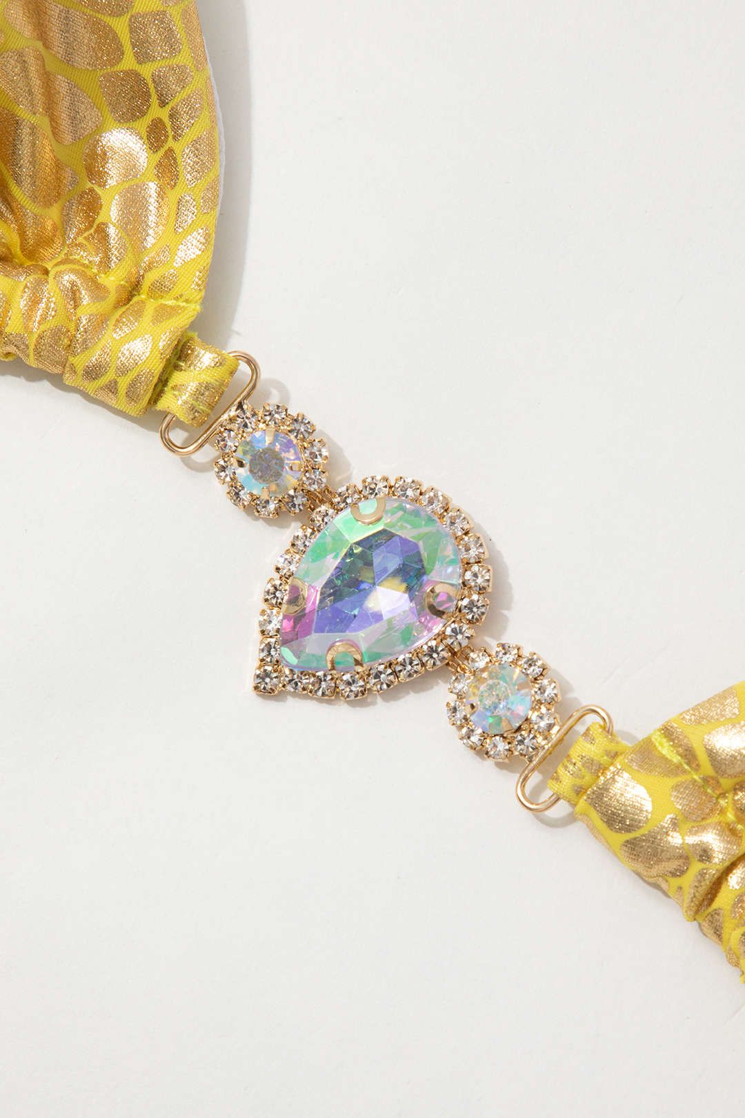 Metallic Halter Tie Side Bikini Set sold by Micas product image thumbnail 3