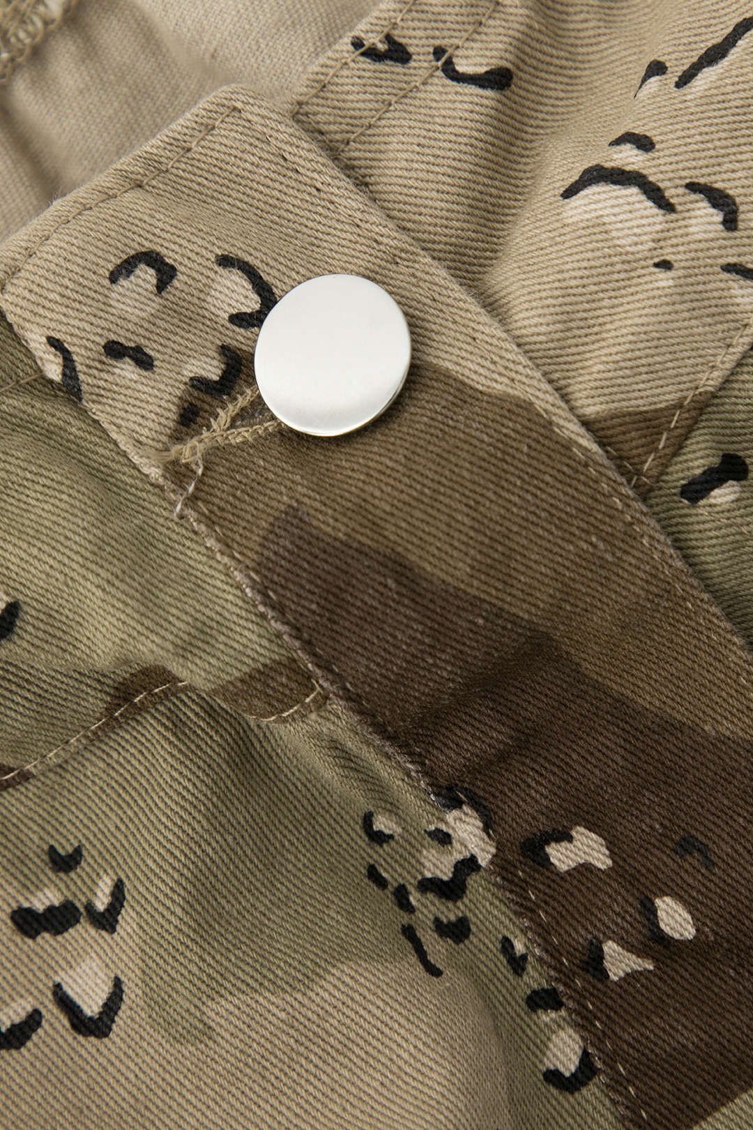 Camo Short Sleeve Crop Shirt And Slit Mini Skirt Set sold by Micas product image thumbnail 7